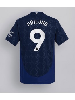 Manchester United Rasmus Hojlund #9 Replika Borta Kläder 2024-25 Kortärmad